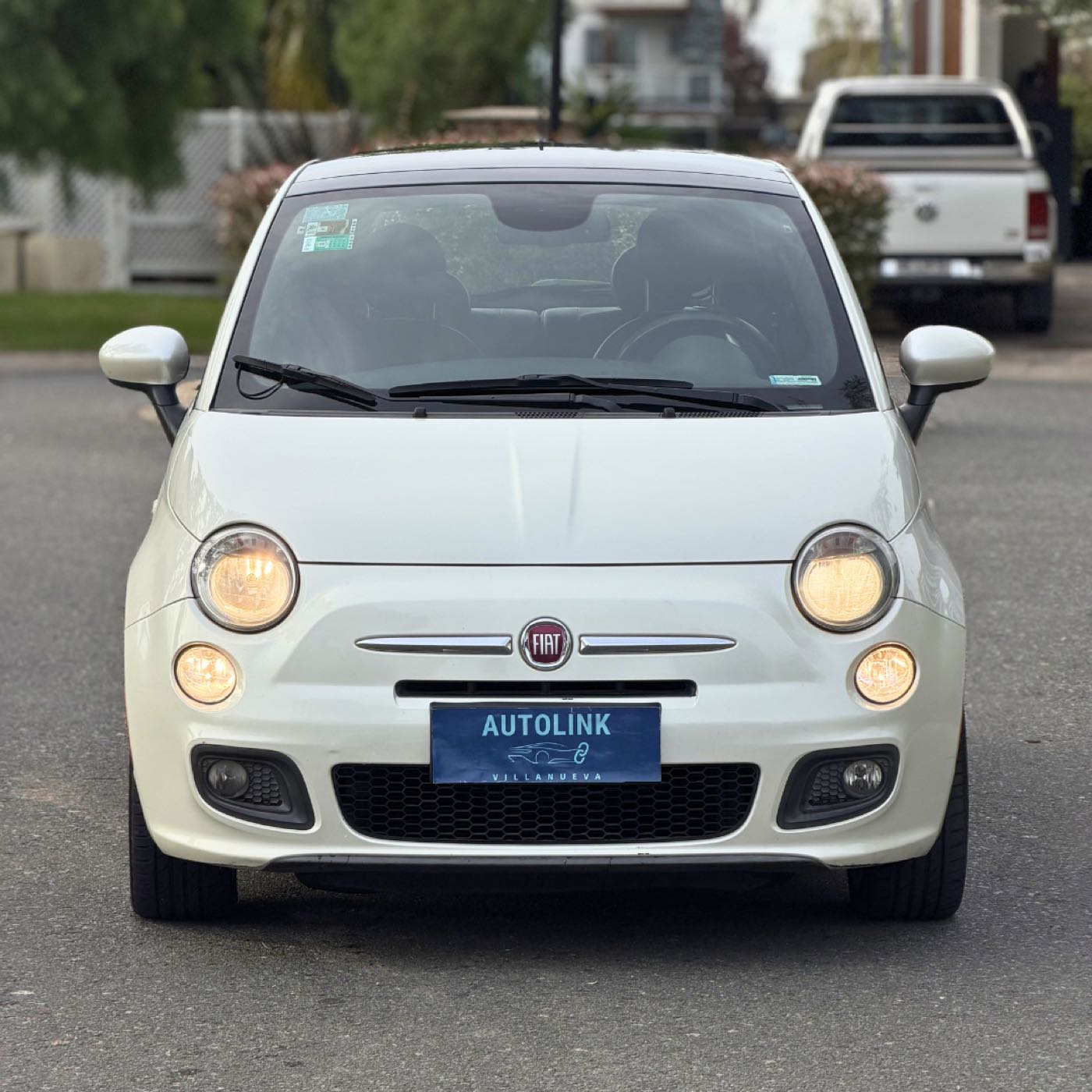 Fiat 500 Blanco, vista frontal